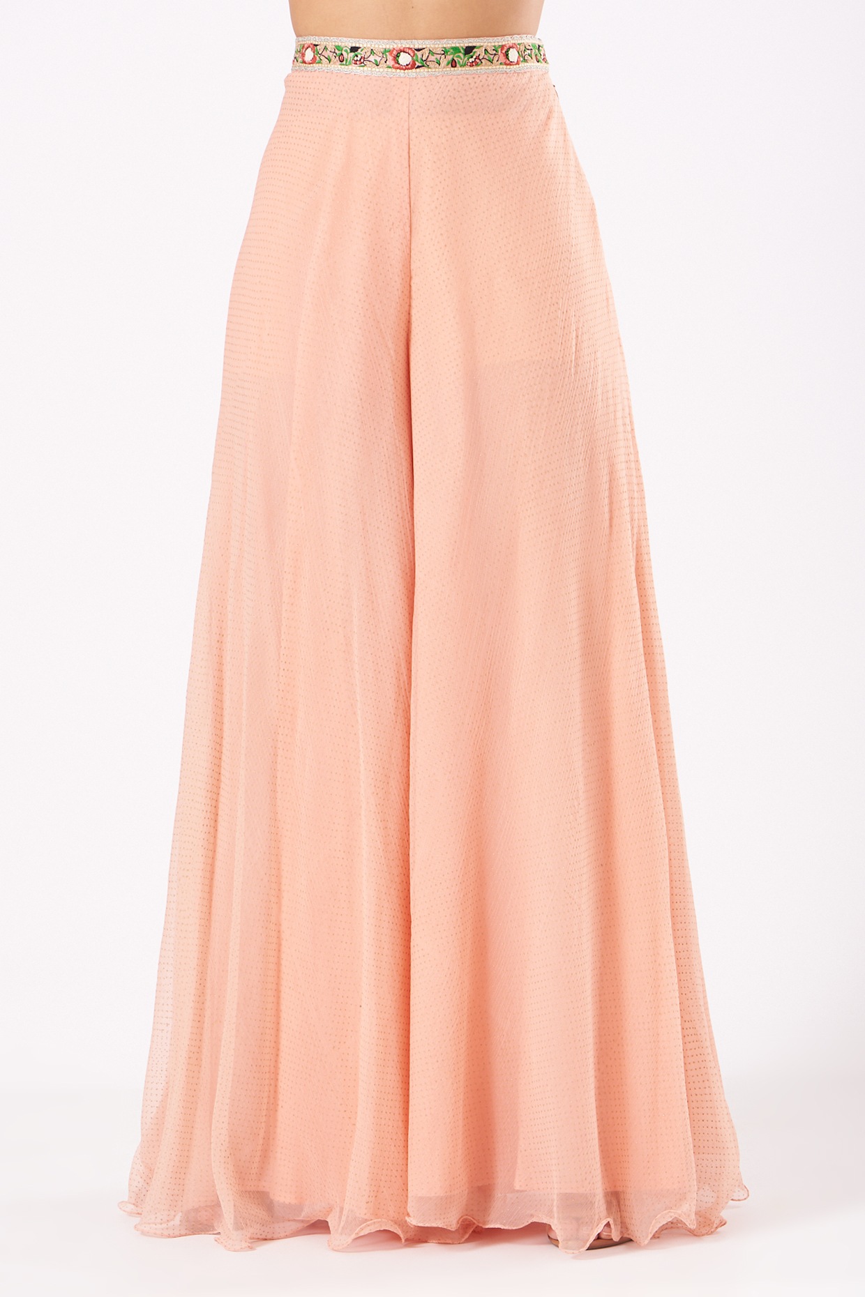 Buy Peach Color Rayon Palazzo Online at Low Prices in India - Paytmmall.com